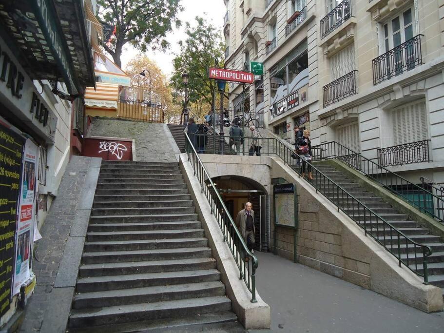 Sacre Petit Studio In The Coeur Of Montmartre Paris Eksteriør bilde